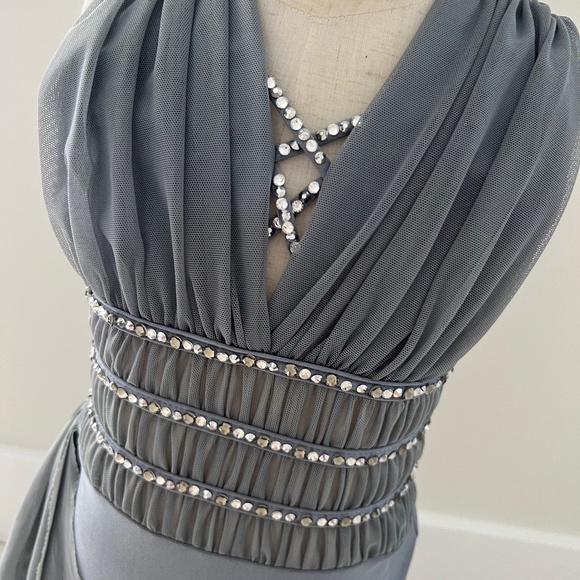 Dance Costume - CH LG - Leotard Grey / Stoned - Picture 3 of 3